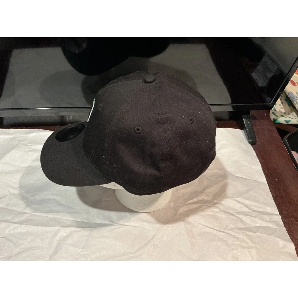New Era 9FORTY Black‎ Adjustable Hat Mens Embroidered B Logo Baseball Cap